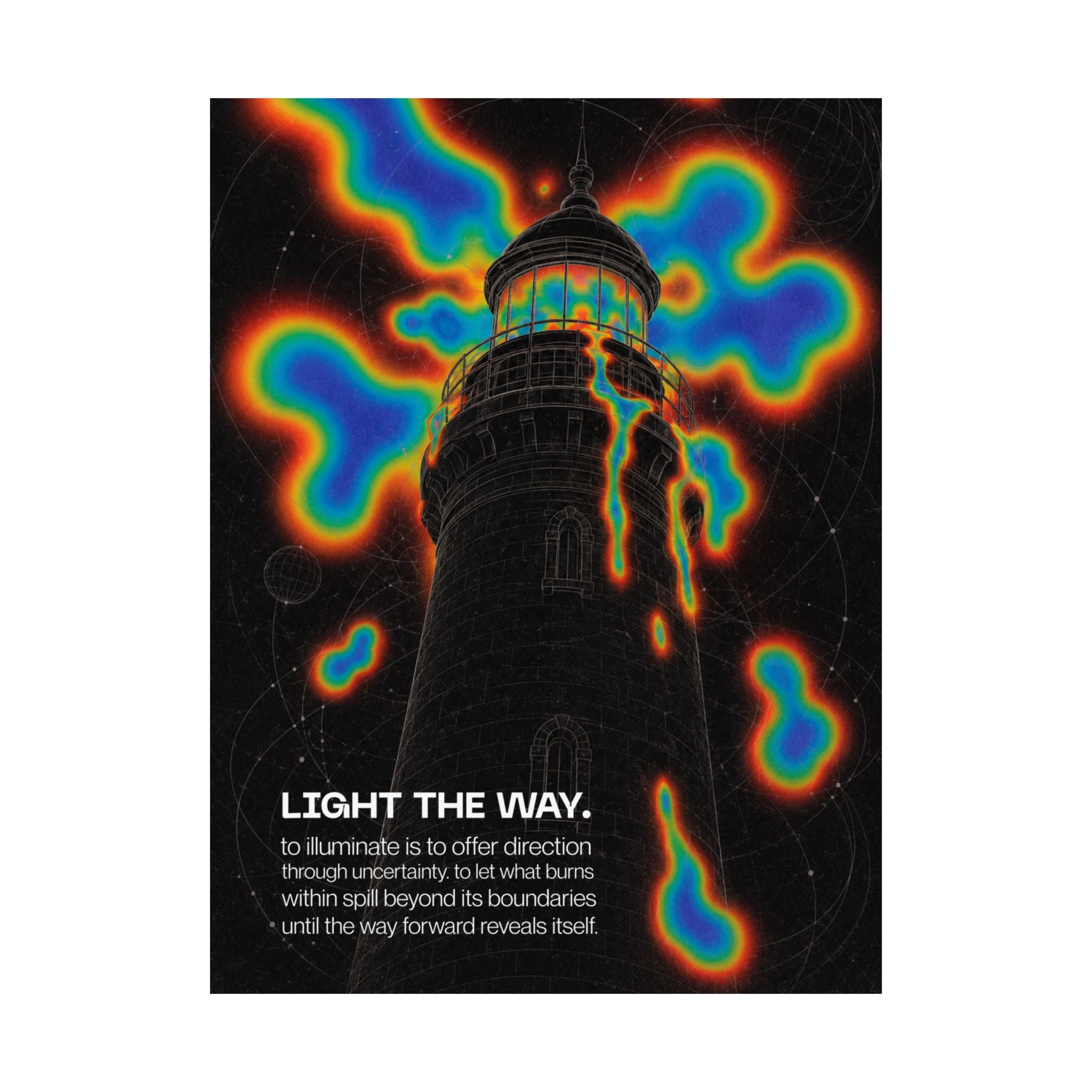 Light the Way Satin Poster