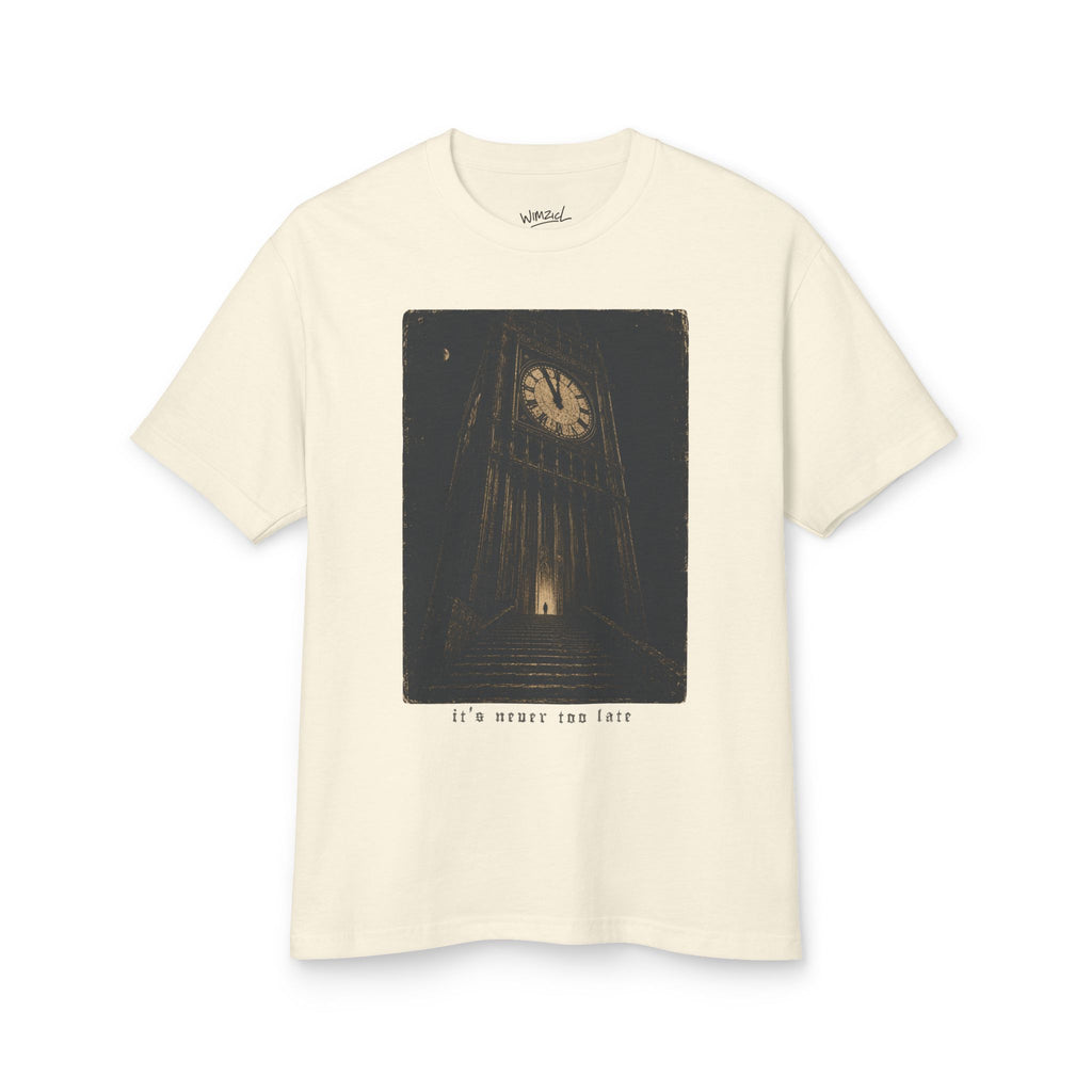 It's Never Too Late Heavyweight Tee