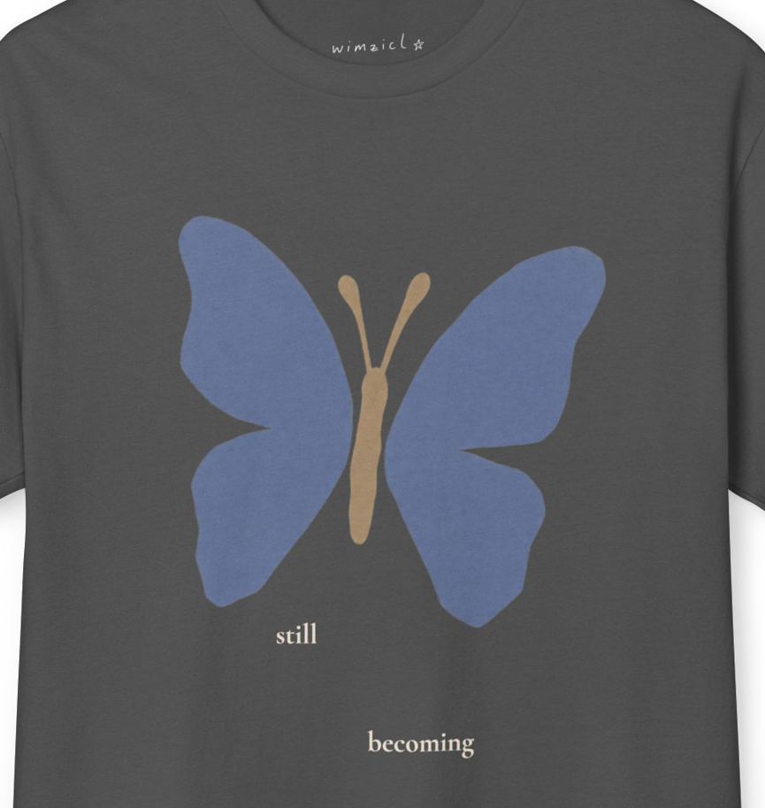 butterfly becoming tee