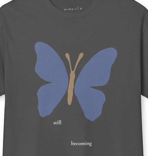 butterfly becoming tee