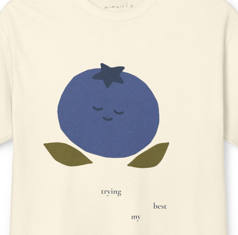 trying my best tee