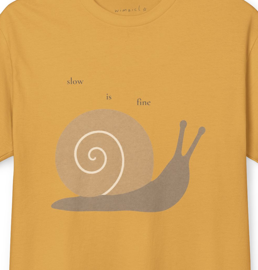 slow snail tee