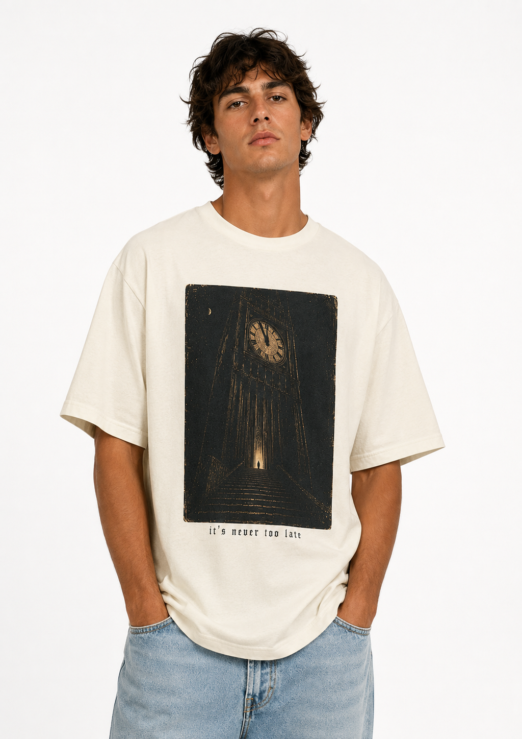 It's Never Too Late Heavyweight Tee