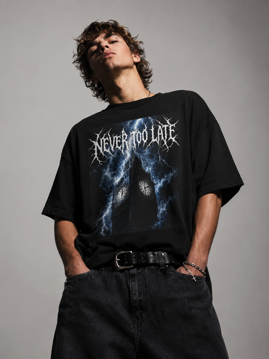 Never Too Late Boxy Tee