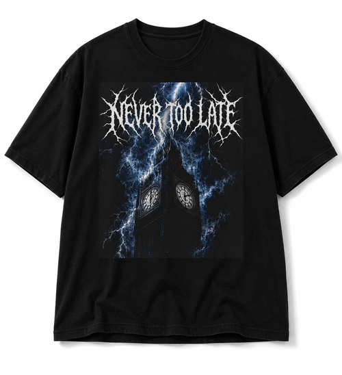 Never Too Late Boxy Tee