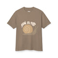 slow is fine snail shirt