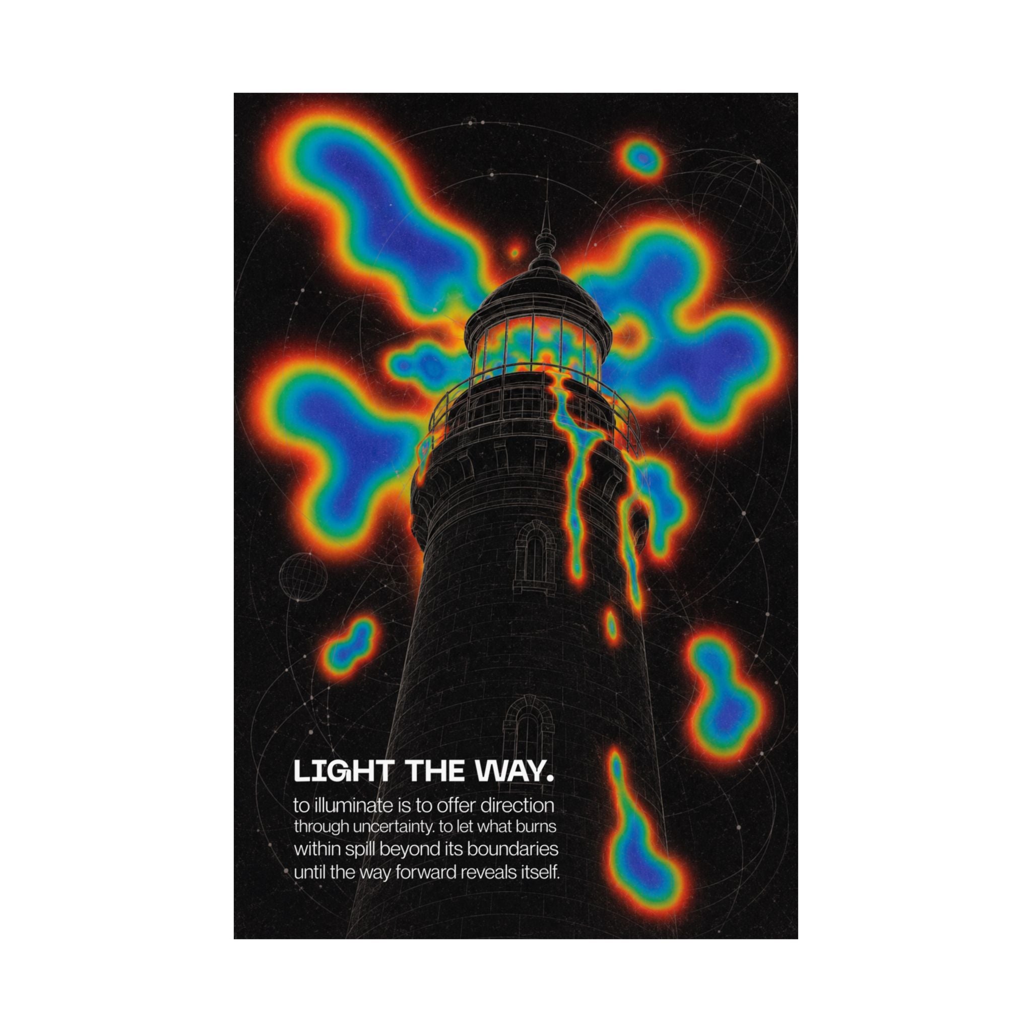 Light the Way Satin Poster