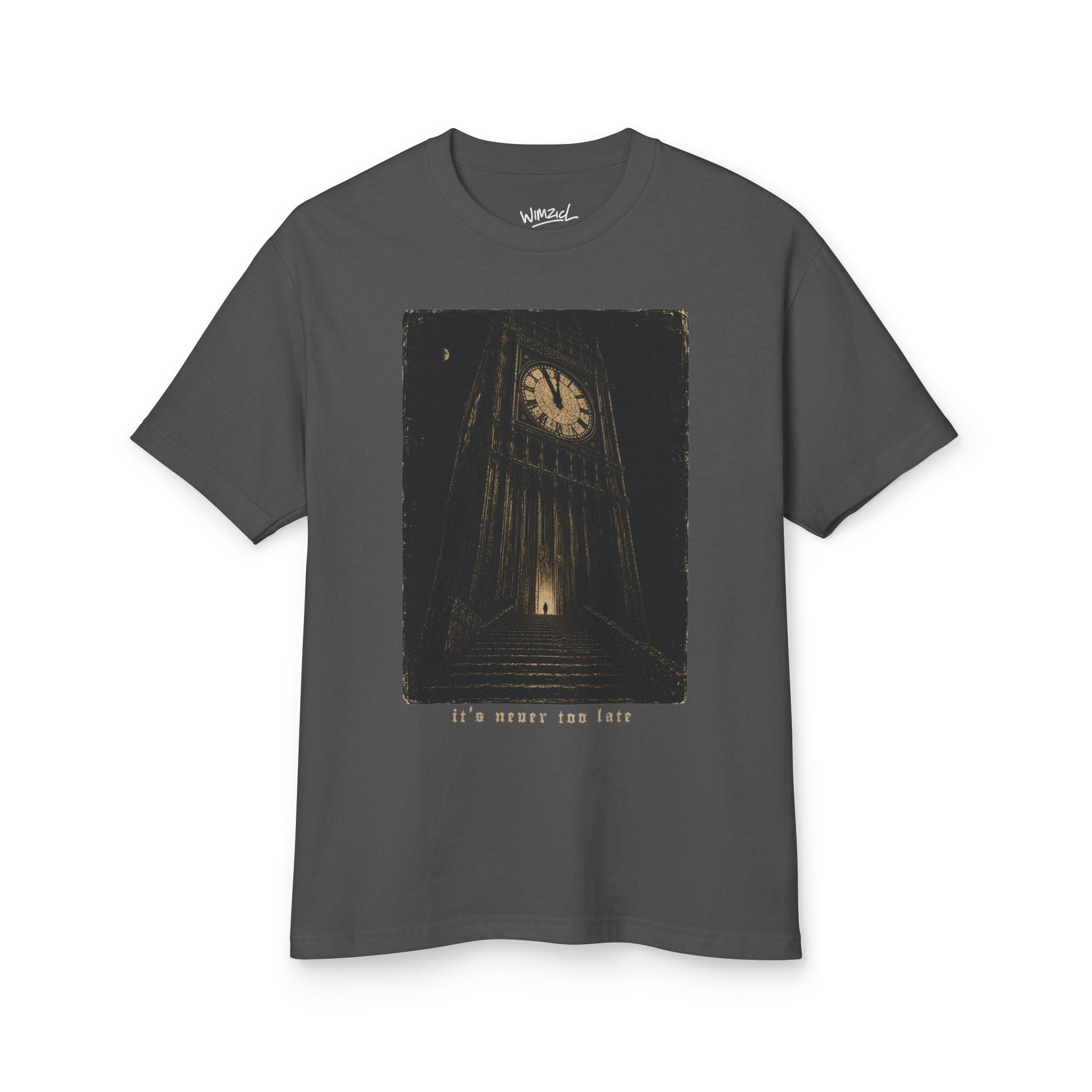 It's Never Too Late Heavyweight Tee